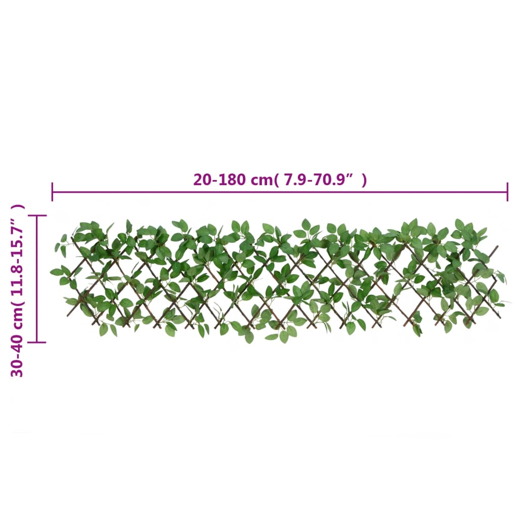 Spalier cu iederă artificială, extensibil, verde, 180x30 cm GartenMobel Dekor