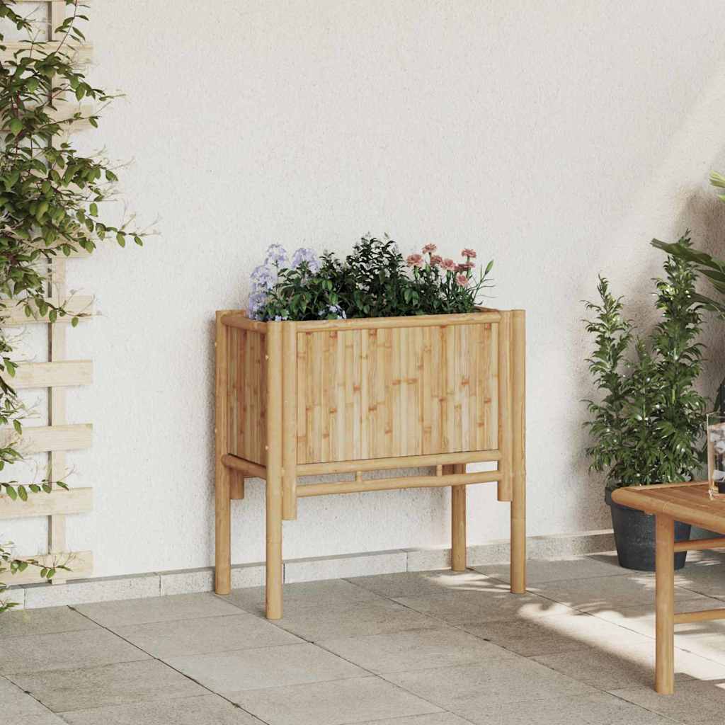 Strat înălțat de grădină Maro 70 x 35 x 70 cm Bambus GartenMobel Dekor