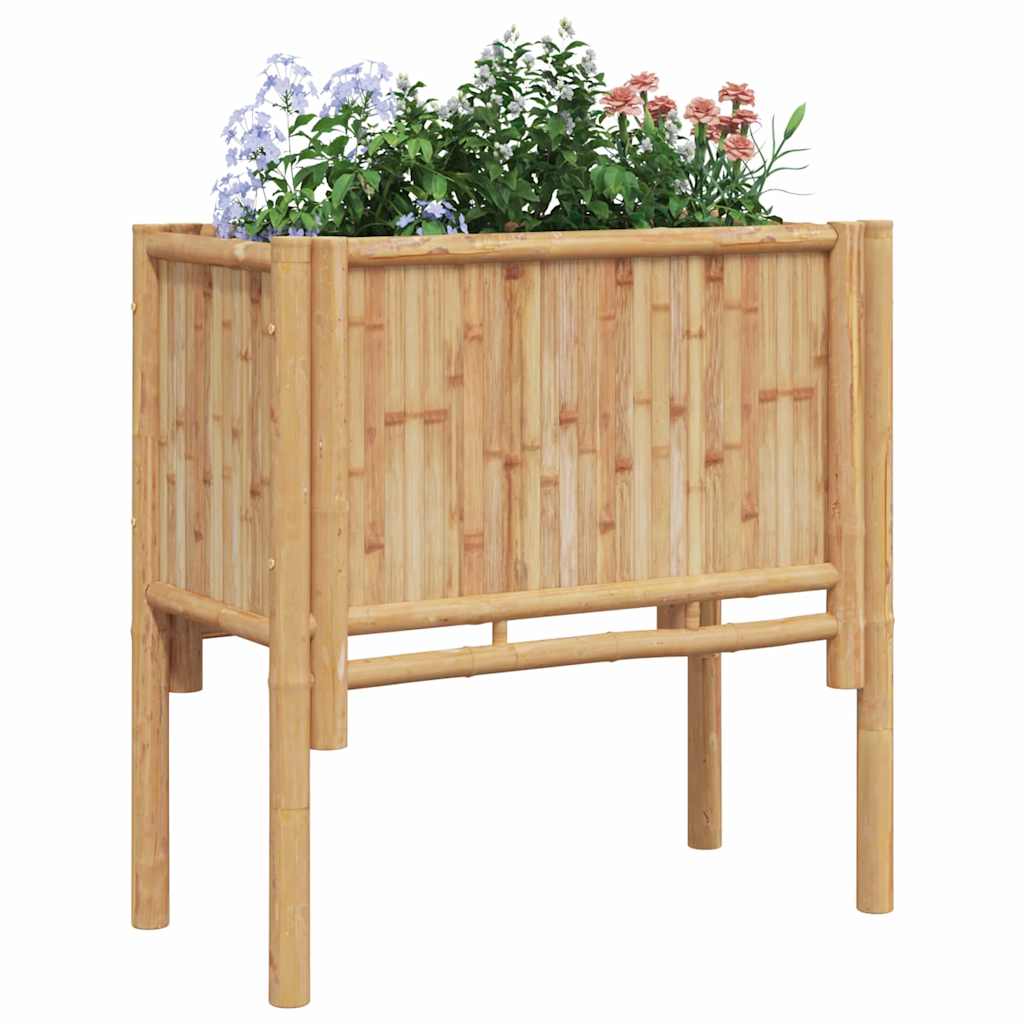 Strat înălțat de grădină Maro 70 x 35 x 70 cm Bambus GartenMobel Dekor
