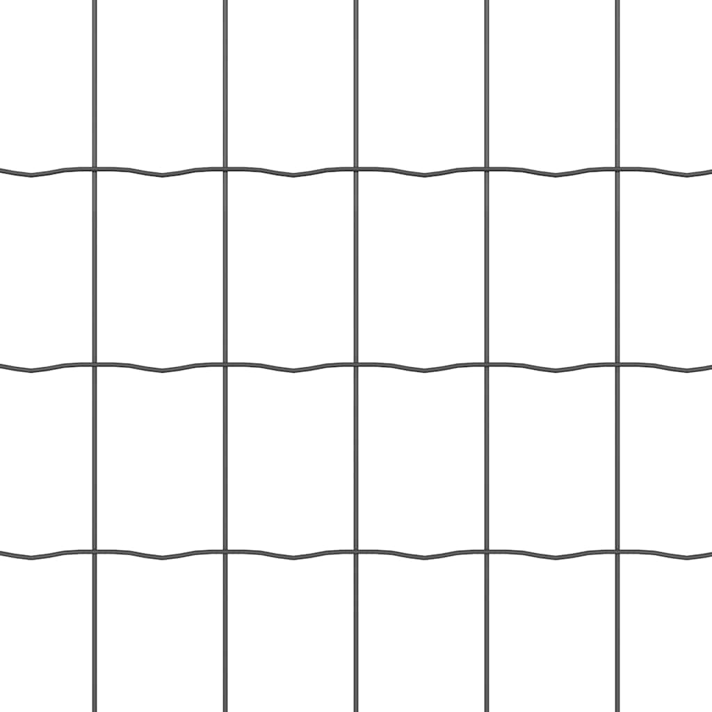 Gard Euro Gri 0.8 x 25 m Fier acoperit cu PVC GartenMobel Dekor