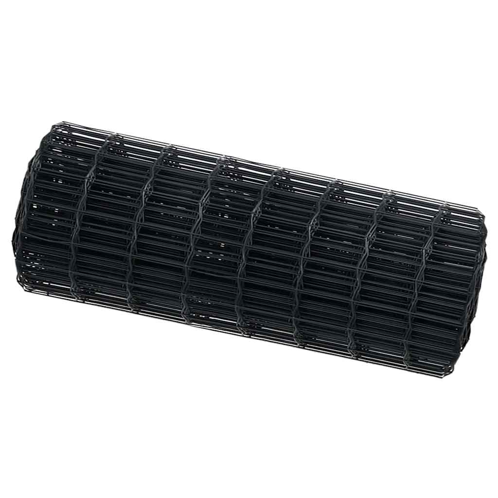Gard Euro Gri 0.8 x 25 m Fier acoperit cu PVC GartenMobel Dekor