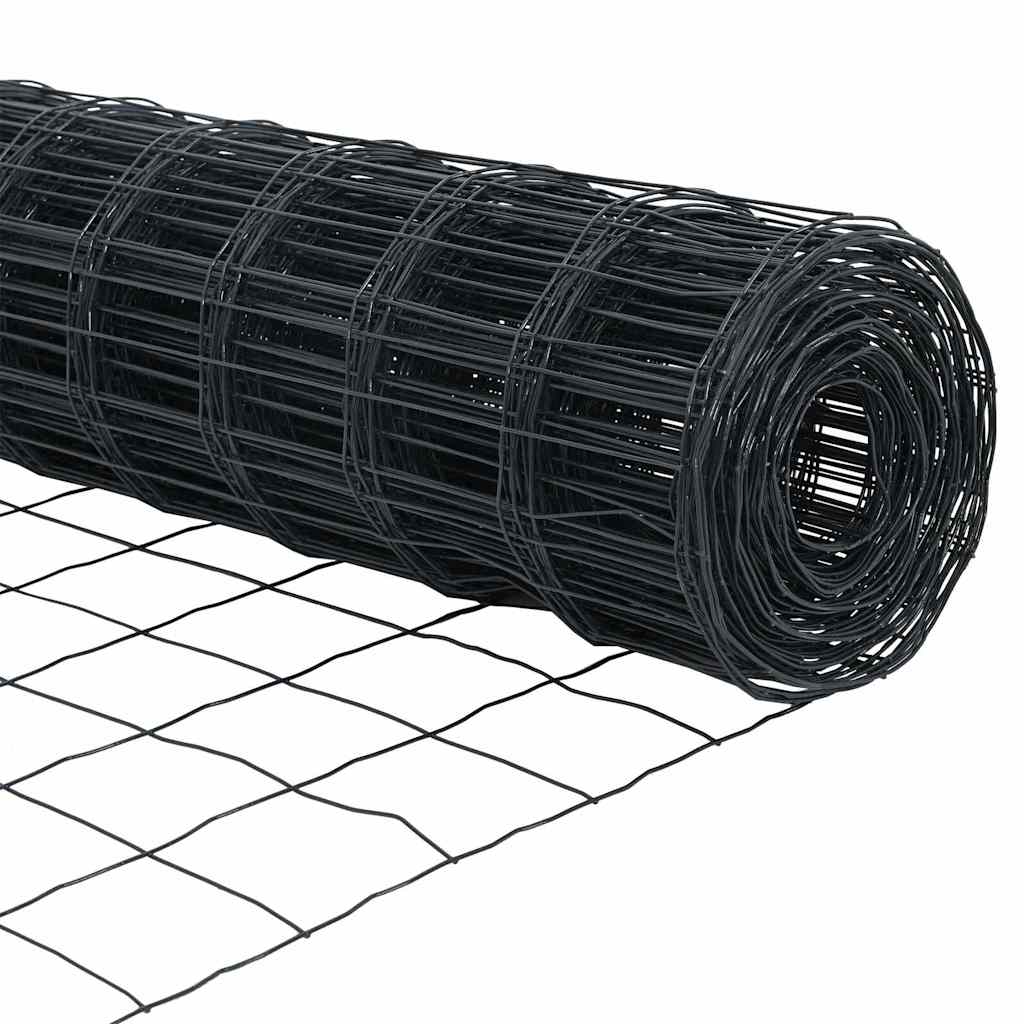 Gard Euro Gri 1.2 x 25 m Fier acoperit cu PVC GartenMobel Dekor