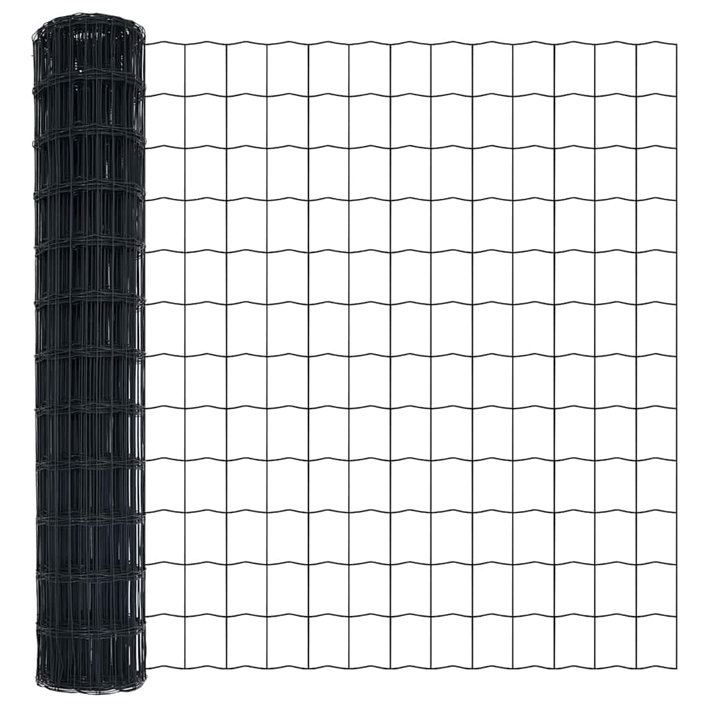 Gard Euro Gri 1.2 x 25 m Fier acoperit cu PVC GartenMobel Dekor