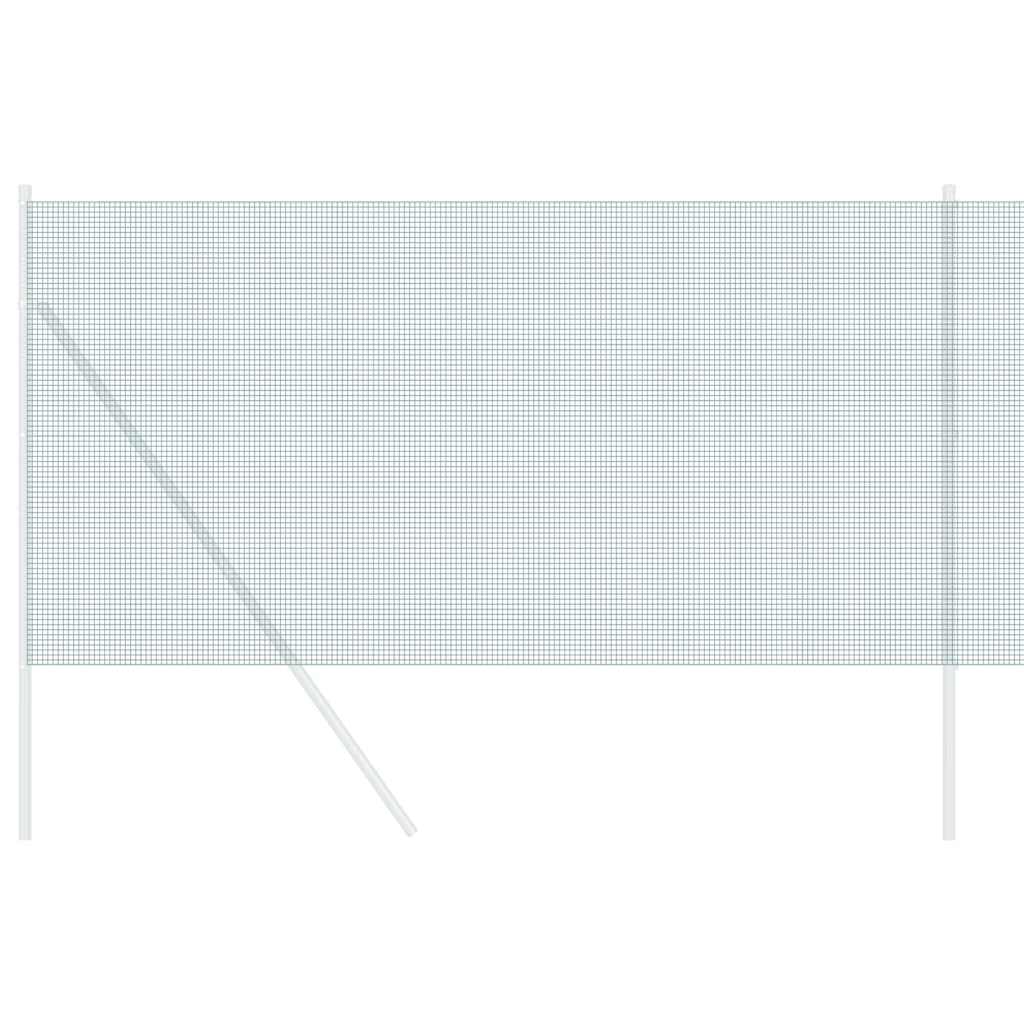 Gard din sârmă sudată Verde 0.8 x 25 m Oțel GartenMobel Dekor