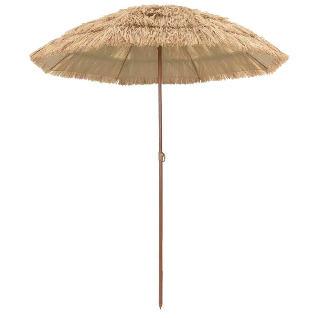 Parasol de Plajă Maro Ø 160 x 196 cm Oțel GartenMobel Dekor