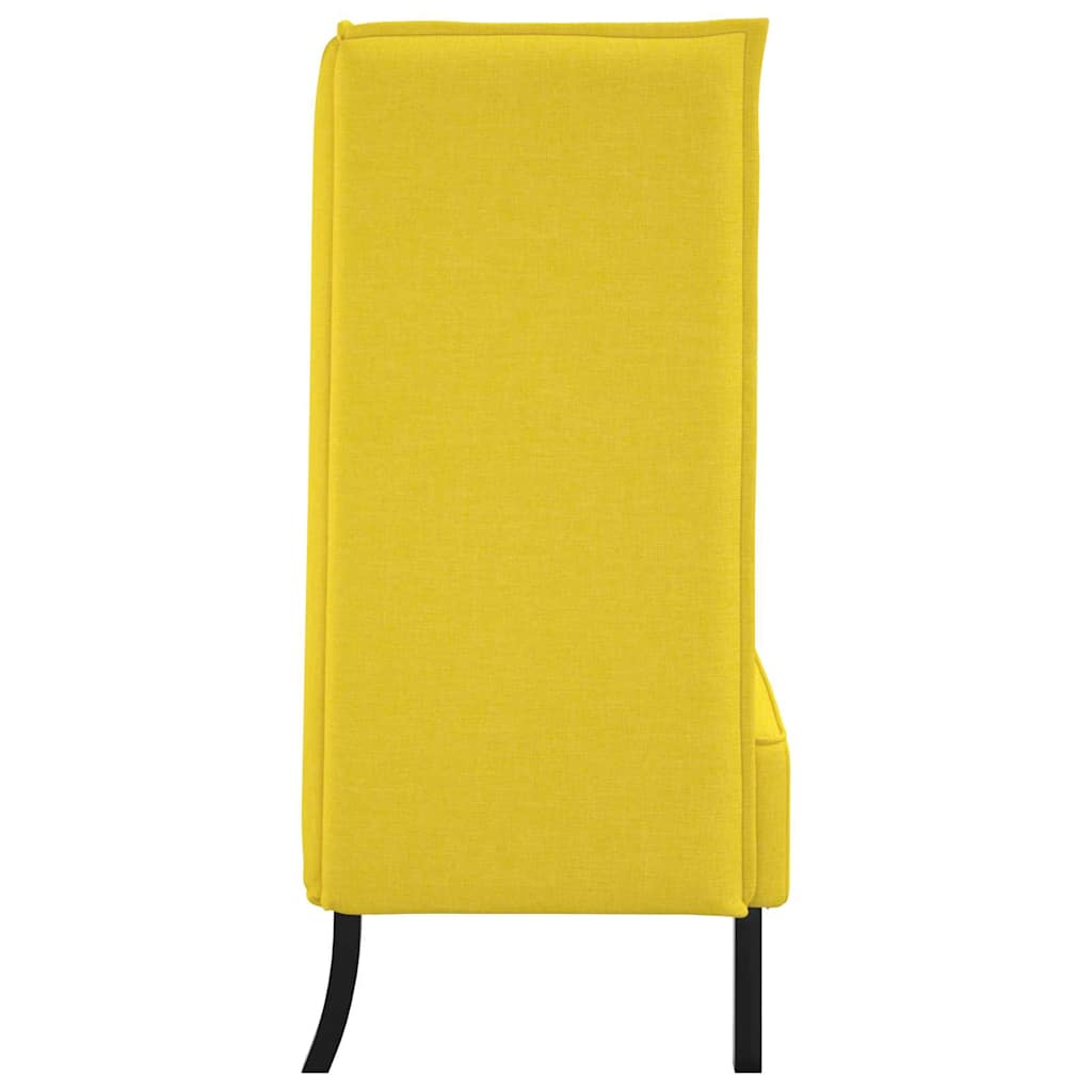 Canapea cu spătar înalt Galben deschis 109 x 56 x 121 cm GartenMobel Dekor