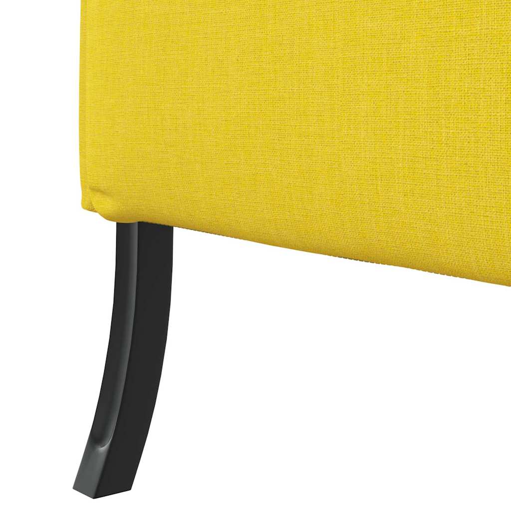 Canapea cu spătar înalt Galben deschis 109 x 56 x 121 cm GartenMobel Dekor