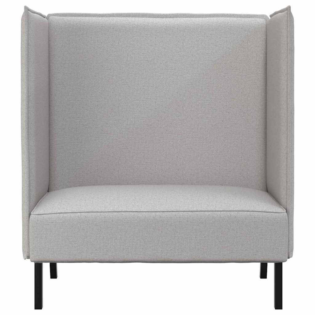 Canapea cu spătar înalt Gri de nor 109 x 56 x 121 cm țesătură GartenMobel Dekor