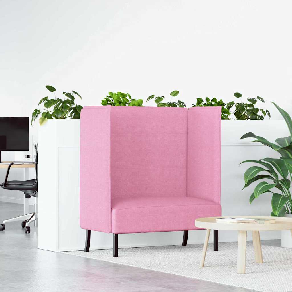 Canapea cu spătar înalt Roz 109 x 56 x 121 cm țesătură GartenMobel Dekor