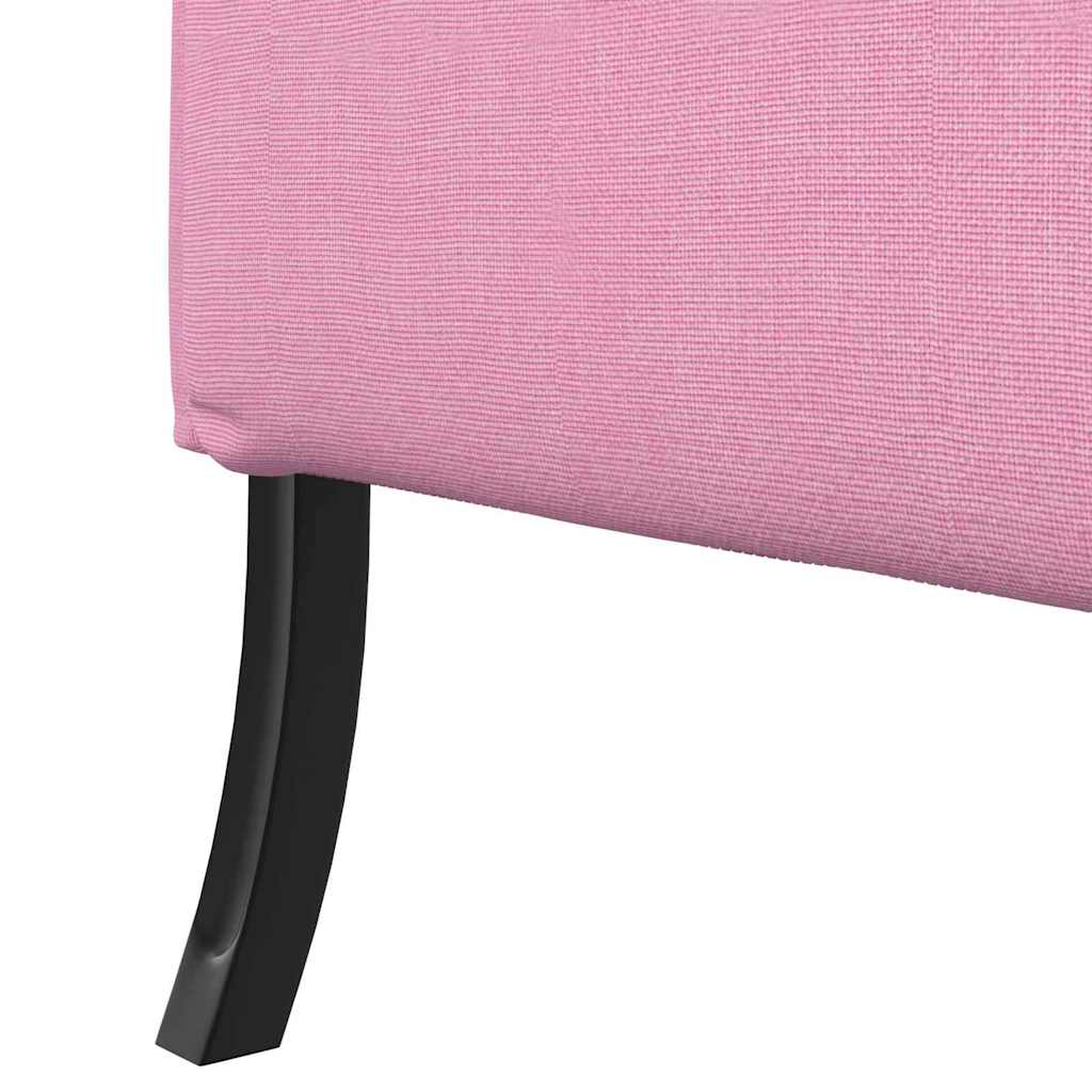Canapea cu spătar înalt Roz 109 x 56 x 121 cm țesătură GartenMobel Dekor