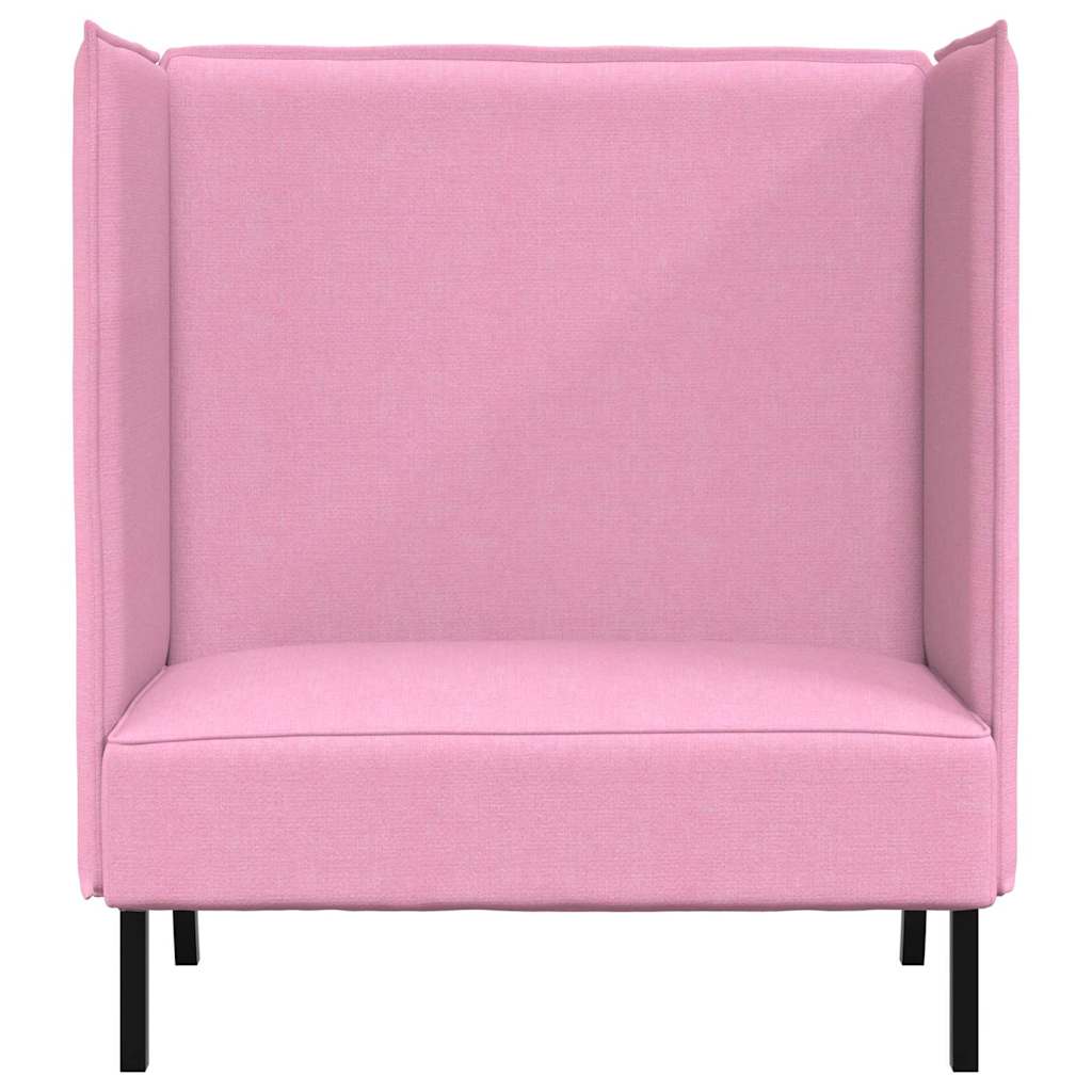 Canapea cu spătar înalt Roz 109 x 56 x 121 cm țesătură GartenMobel Dekor