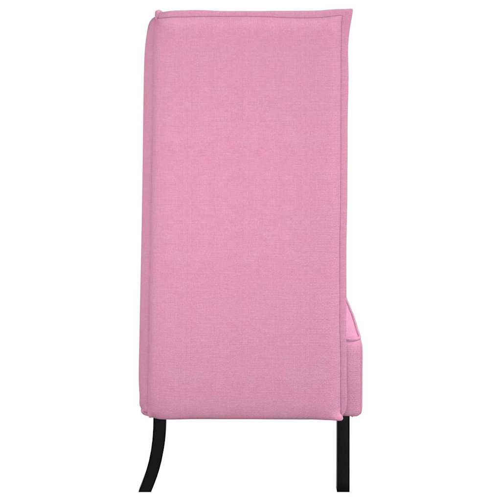 Canapea cu spătar înalt Roz 109 x 56 x 121 cm țesătură GartenMobel Dekor