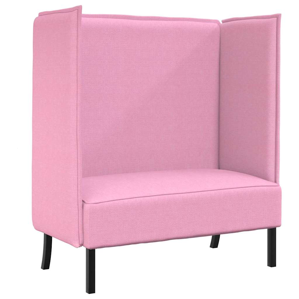 Canapea cu spătar înalt Roz 109 x 56 x 121 cm țesătură GartenMobel Dekor