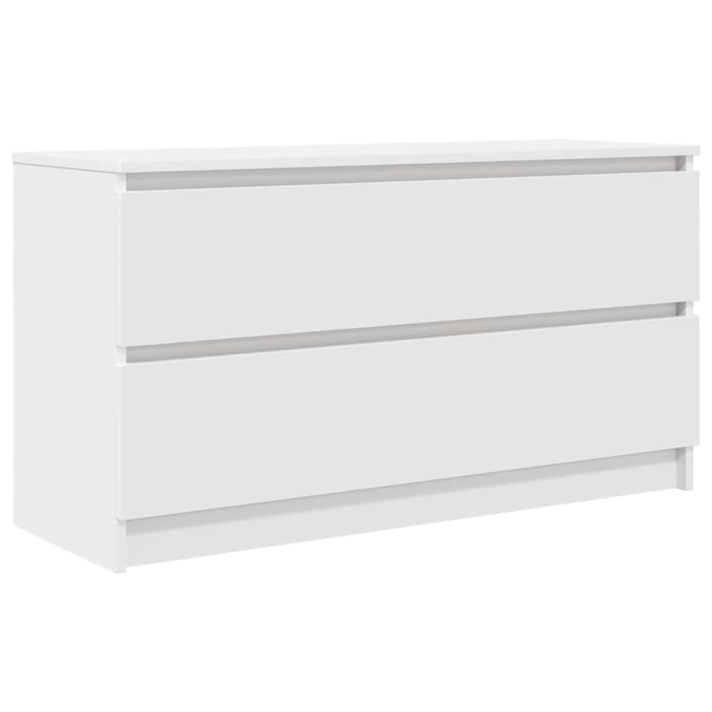 Dulap TV alb 100x35x54 cm lemn prelucrat GartenMobel Dekor