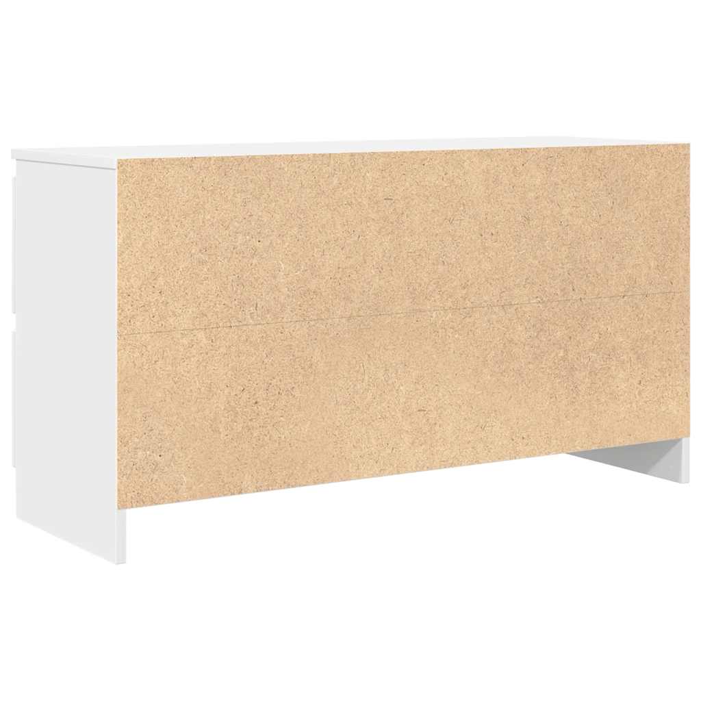 Dulap TV alb 100x35x54 cm lemn prelucrat GartenMobel Dekor