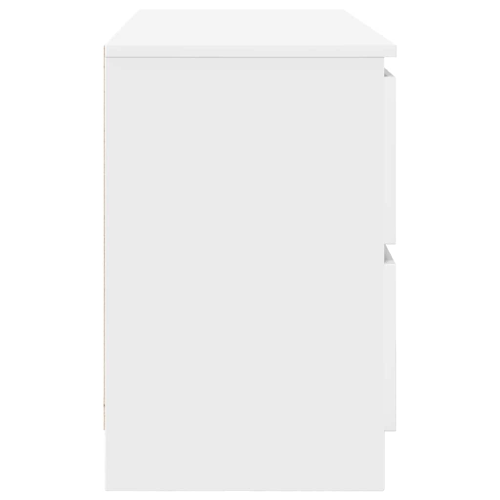 Dulap TV alb 100x35x54 cm lemn prelucrat GartenMobel Dekor