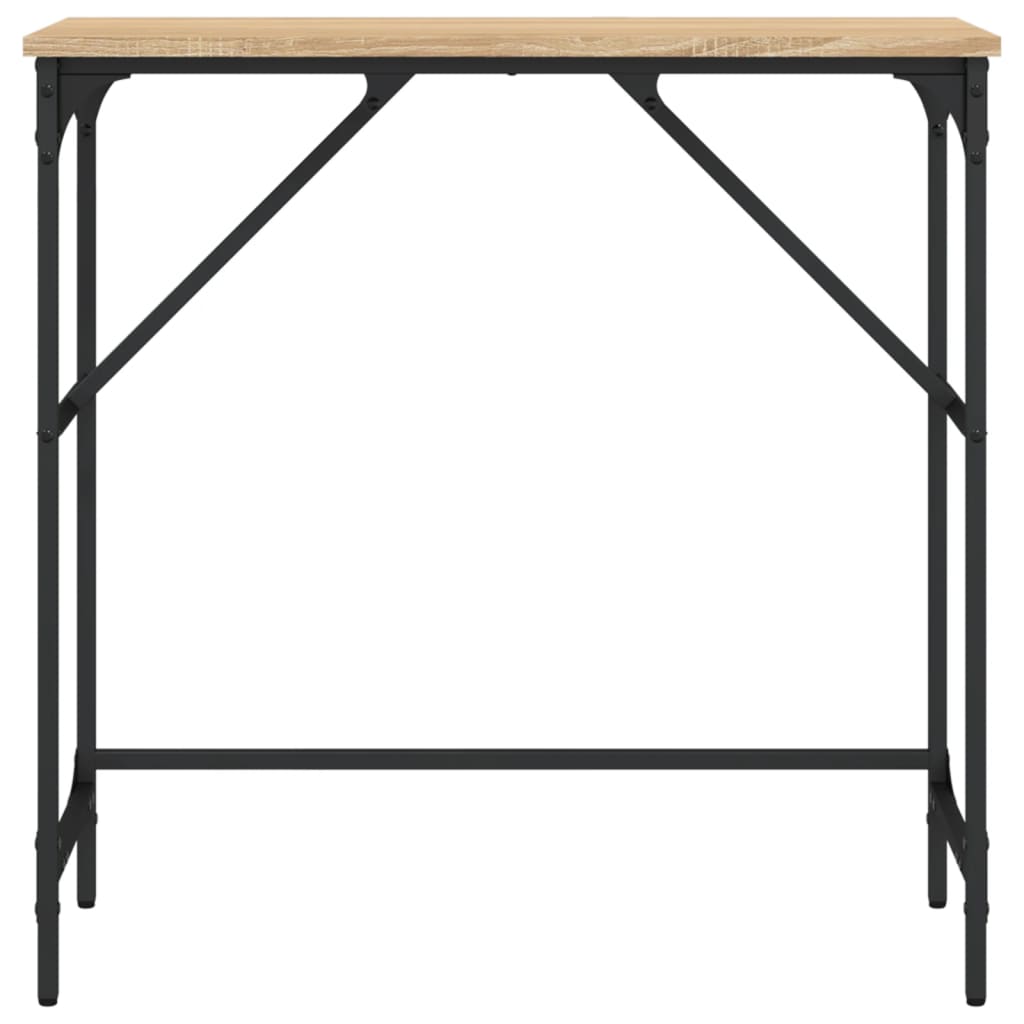 Masă consolă, stejar sonoma, 75x32x75 cm, lemn prelucrat GartenMobel Dekor