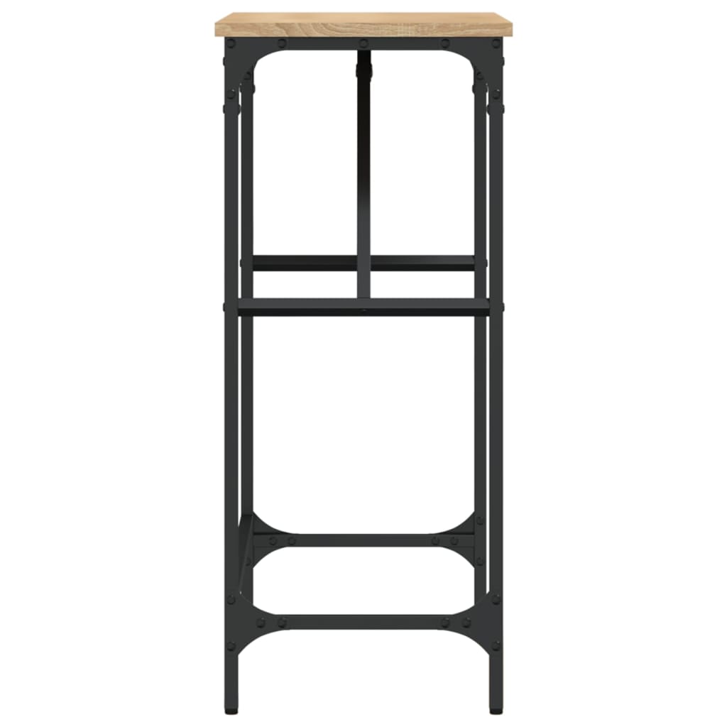 Masă consolă, stejar sonoma, 75x32x75 cm, lemn prelucrat GartenMobel Dekor