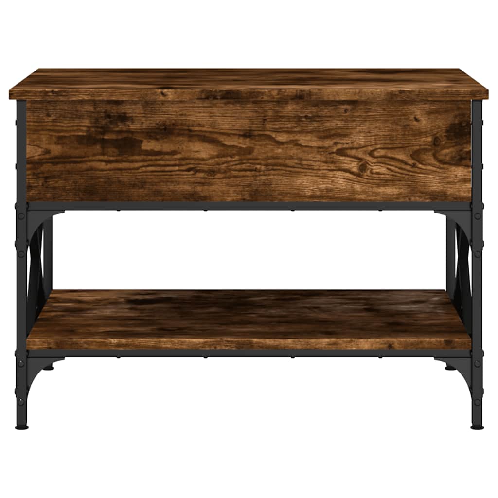Măsuță de cafea, 70x50x50 cm, lemn prelucrat și metal GartenMobel Dekor