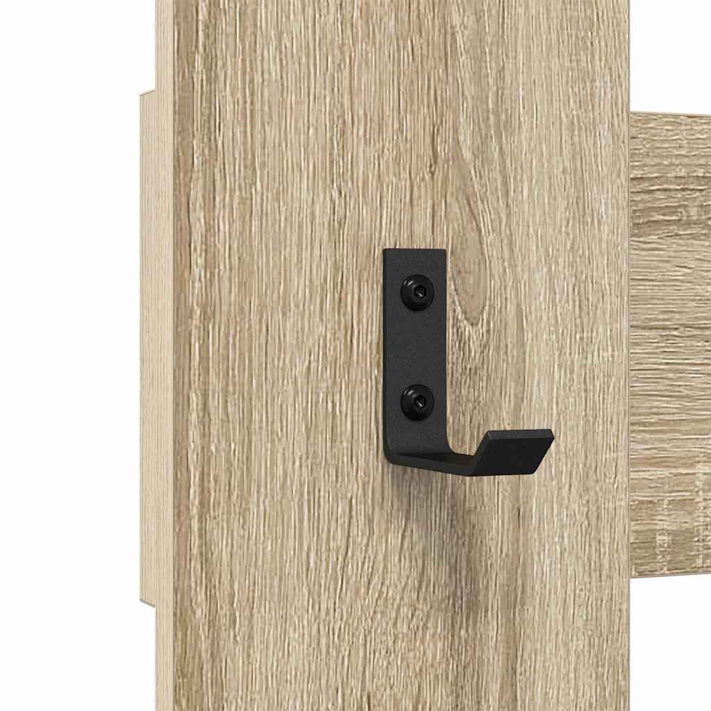 Răcător de paltoane montat pe perete Stejar sonoma GartenMobel Dekor