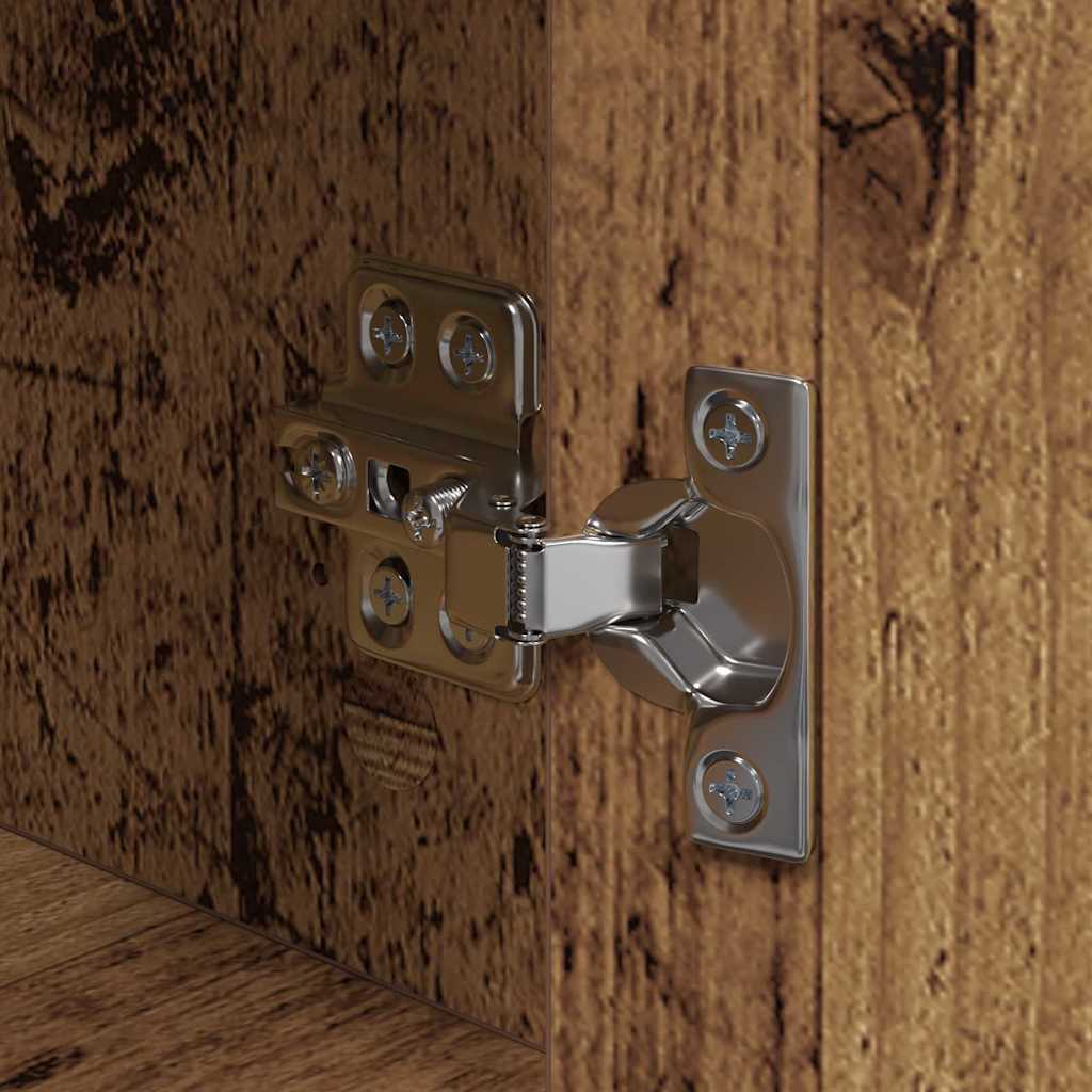 Dulap de noapte Lemn vechi Lemn compozit GartenMobel Dekor