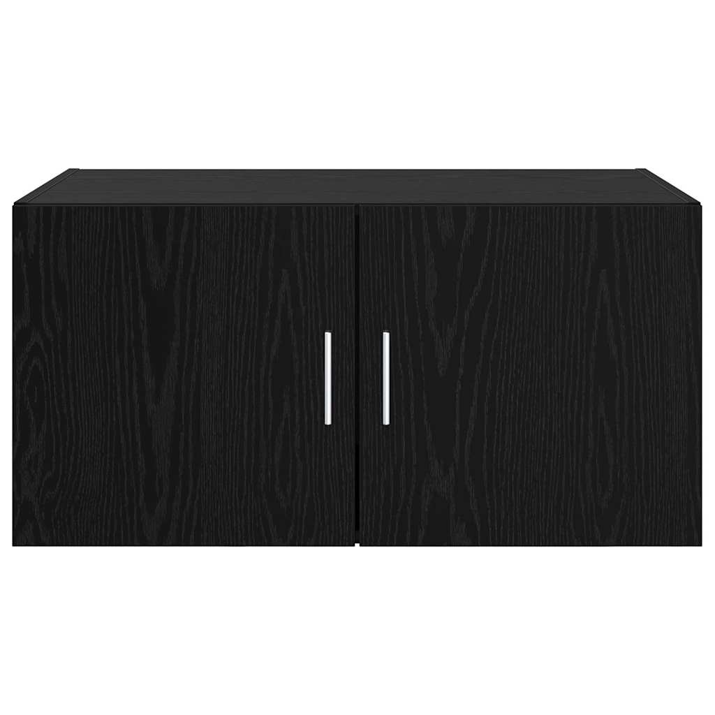 Dulap de perete Stejar negru 80 x 42.5 x 40 cm Lemn compozit GartenMobel Dekor
