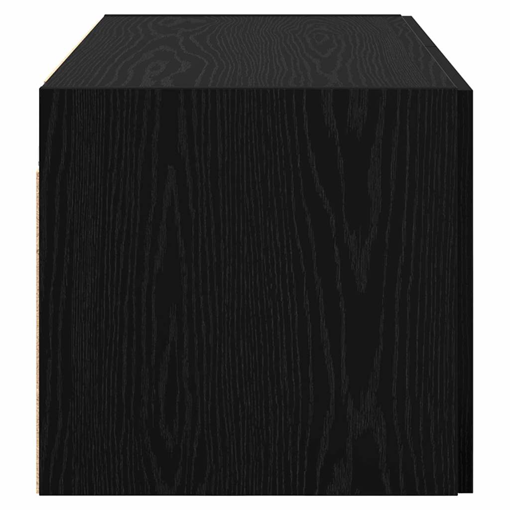 Dulap de perete Stejar negru 80 x 42.5 x 40 cm Lemn compozit GartenMobel Dekor