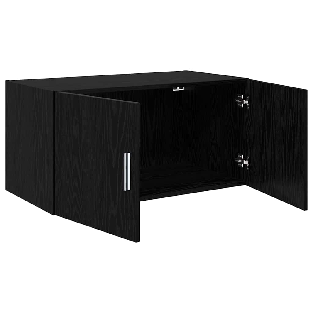 Dulap de perete Stejar negru 80 x 42.5 x 40 cm Lemn compozit GartenMobel Dekor