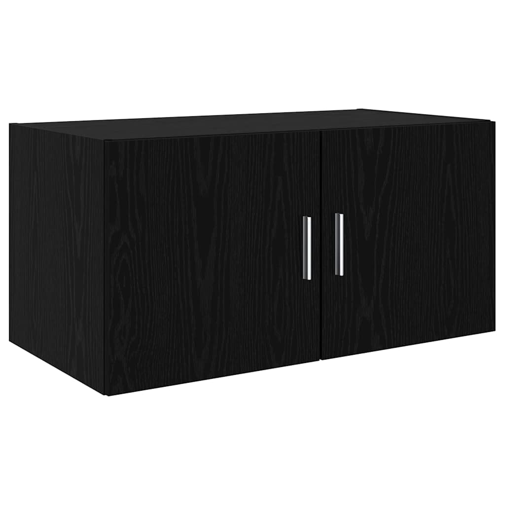 Dulap de perete Stejar negru 80 x 42.5 x 40 cm Lemn compozit GartenMobel Dekor