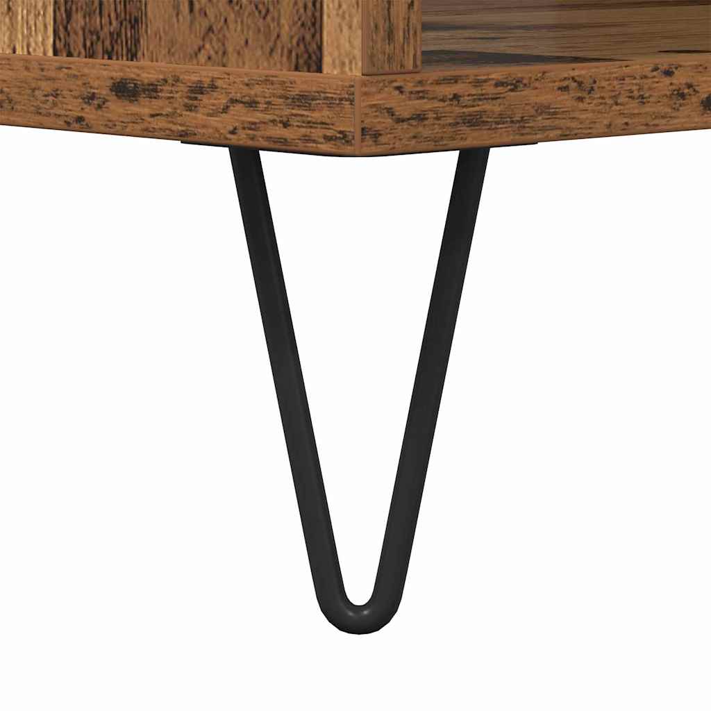 Masă de cafea Lemn vechi 60 x 50 x 40 cm Lemn compozit GartenMobel Dekor