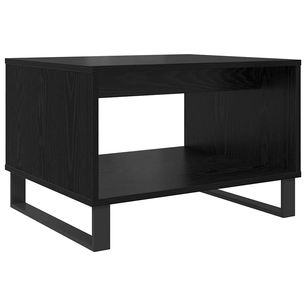 Masă de cafea Stejar negru 60 x 50 x 40 cm Lemn compozit GartenMobel Dekor