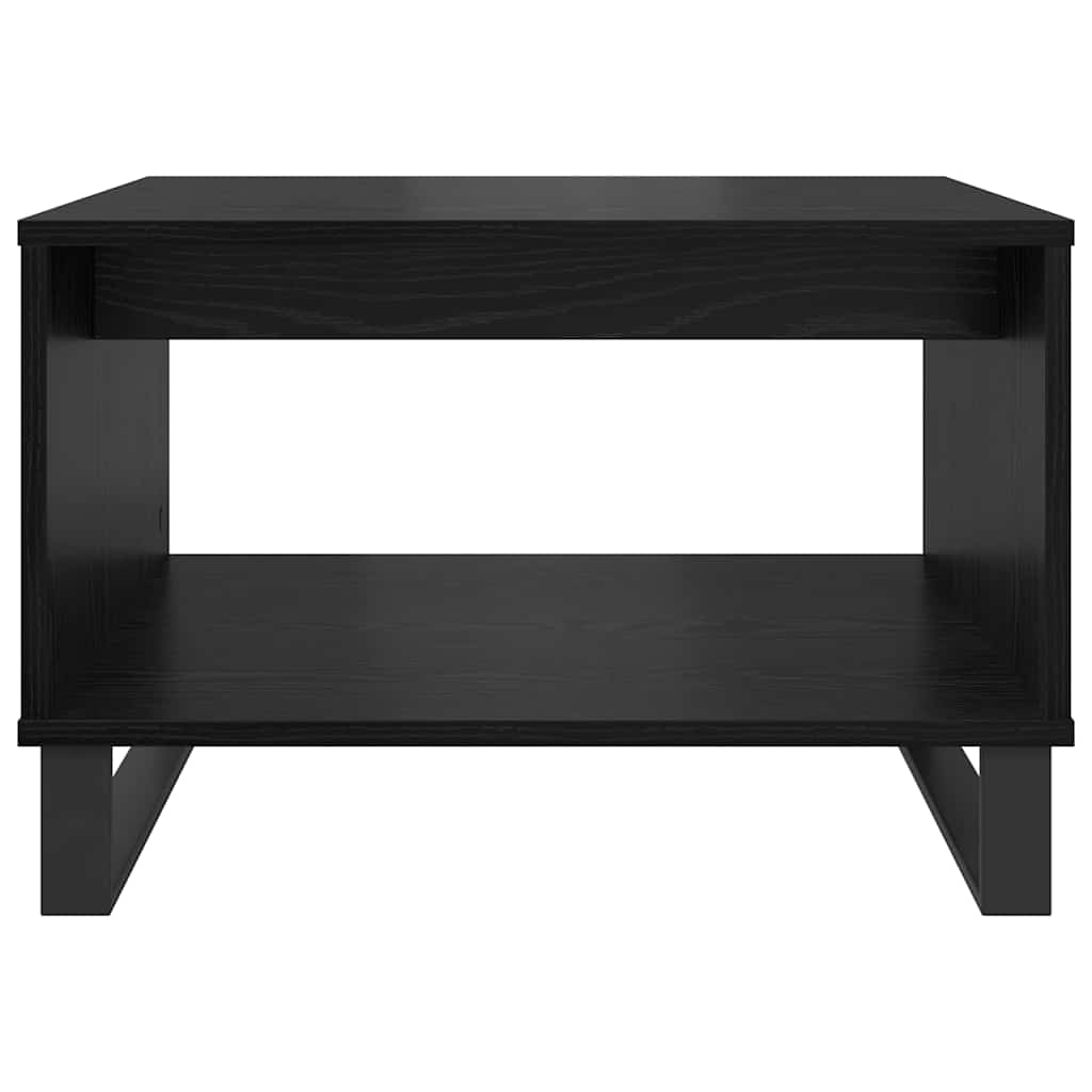Masă de cafea Stejar negru 60 x 50 x 40 cm Lemn compozit GartenMobel Dekor