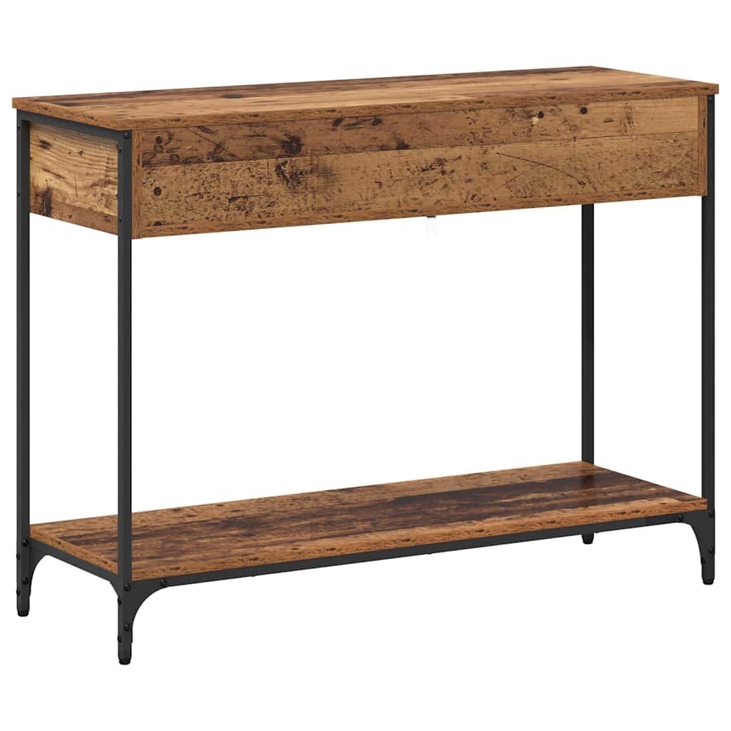 Masă de consolă Lemn vechi 100 x 34.5 x 75 cm Lemn compozit GartenMobel Dekor