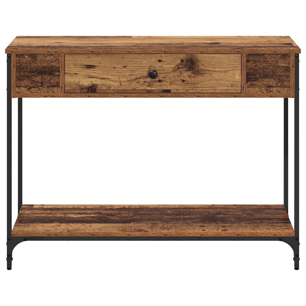 Masă de consolă Lemn vechi 100 x 34.5 x 75 cm Lemn compozit GartenMobel Dekor