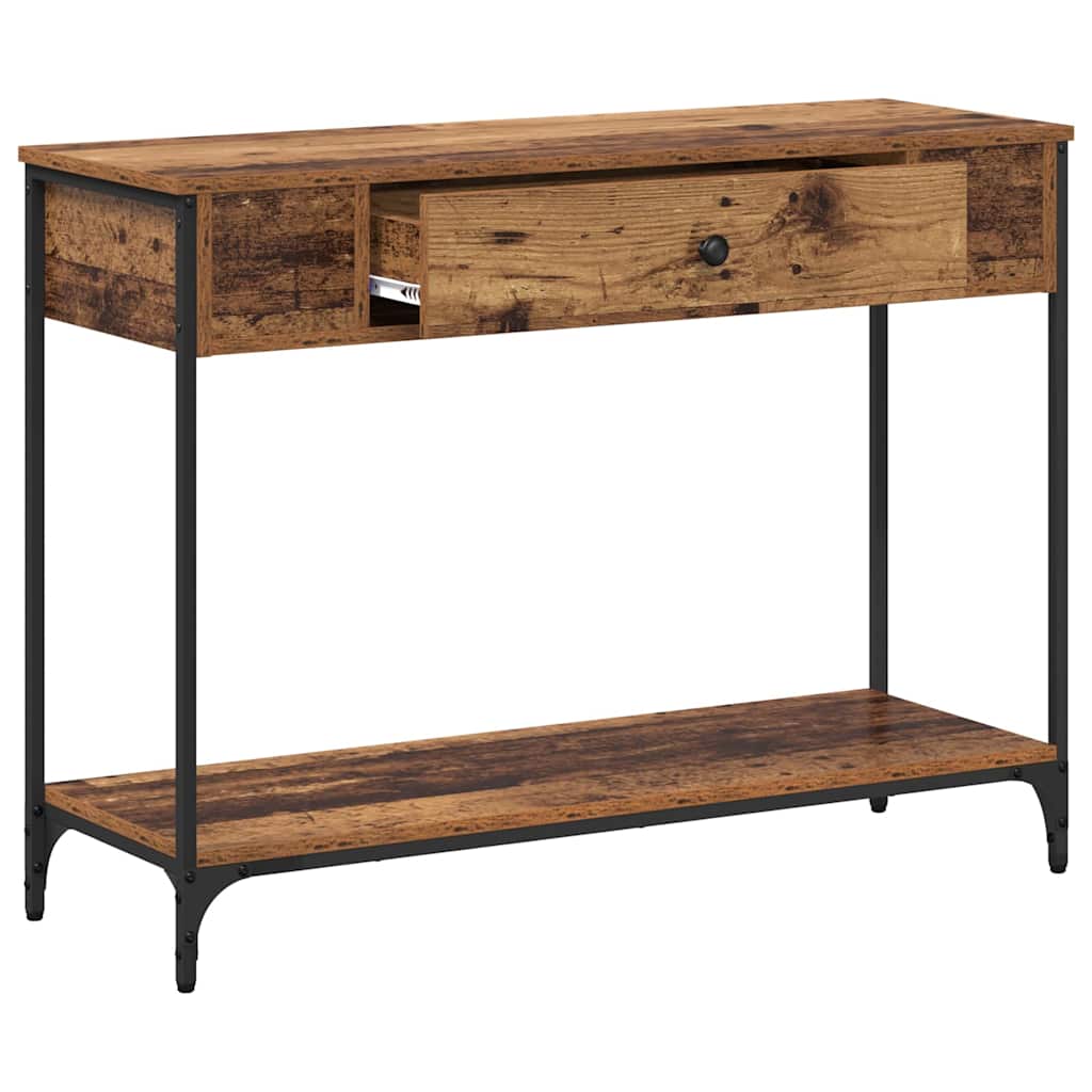 Masă de consolă Lemn vechi 100 x 34.5 x 75 cm Lemn compozit GartenMobel Dekor