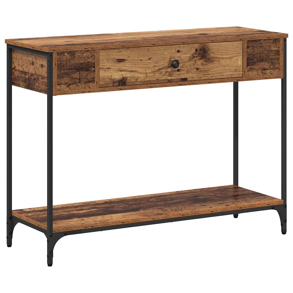 Masă de consolă Lemn vechi 100 x 34.5 x 75 cm Lemn compozit GartenMobel Dekor