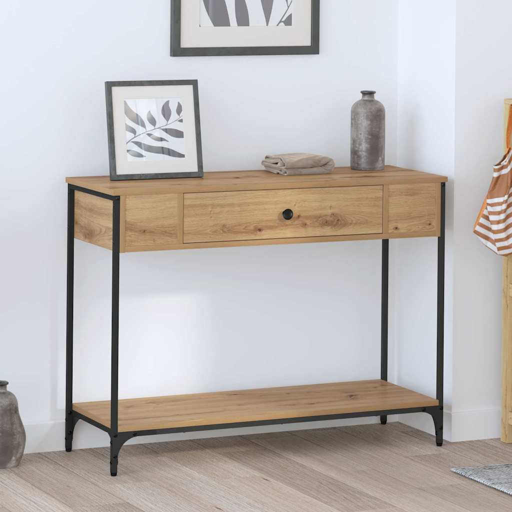 Masă de consolă Other stejar artizanal 100 x 34.5 x 75 cm GartenMobel Dekor