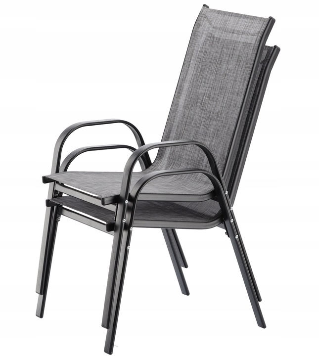 Set mobilier gradina textilene, 2 scaune, 1 canapea si 1 masa, gri deschis Household NewTrend