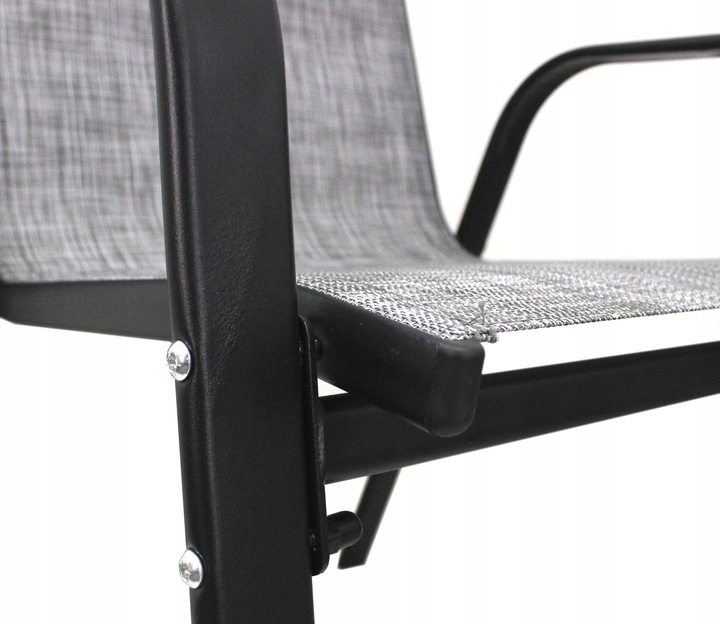 Set mobilier gradina textilene, 2 scaune, 1 canapea si 1 masa, gri deschis Household NewTrend