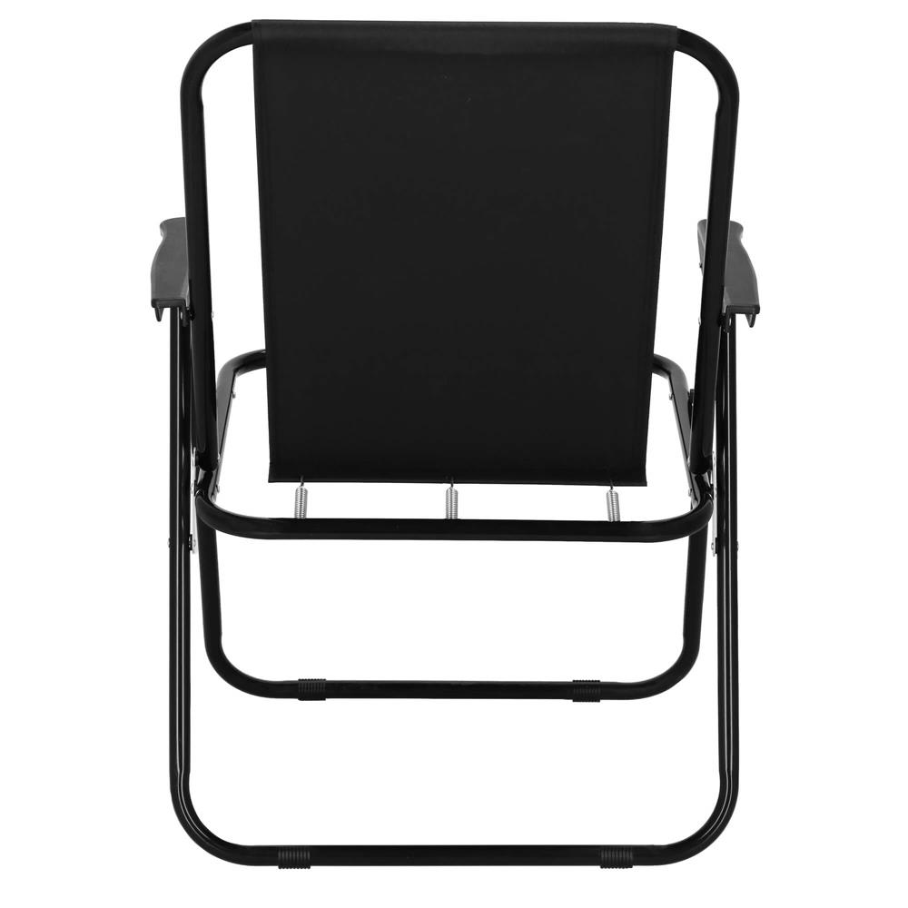 Scaun de plaja Sersimo, pliabil, 100kg, 52x73cm, negru Household NewTrend