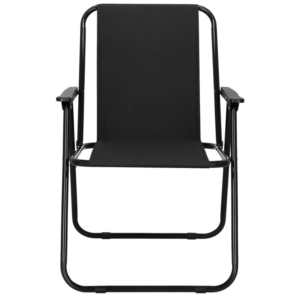 Scaun de plaja Sersimo, pliabil, 100kg, 52x73cm, negru Household NewTrend