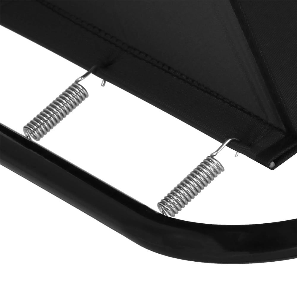 Scaun de plaja Sersimo, pliabil, 100kg, 52x73cm, negru Household NewTrend