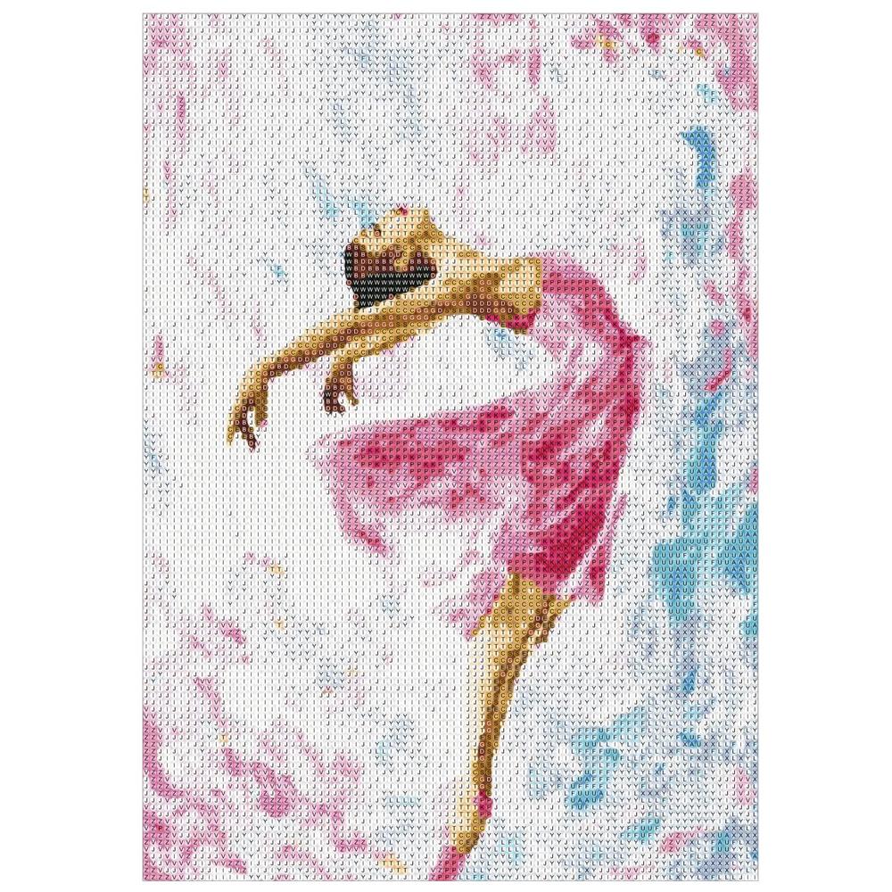 Set de broderie cu diamante 5D, 30x40cm, model Balerina Household NewTrend