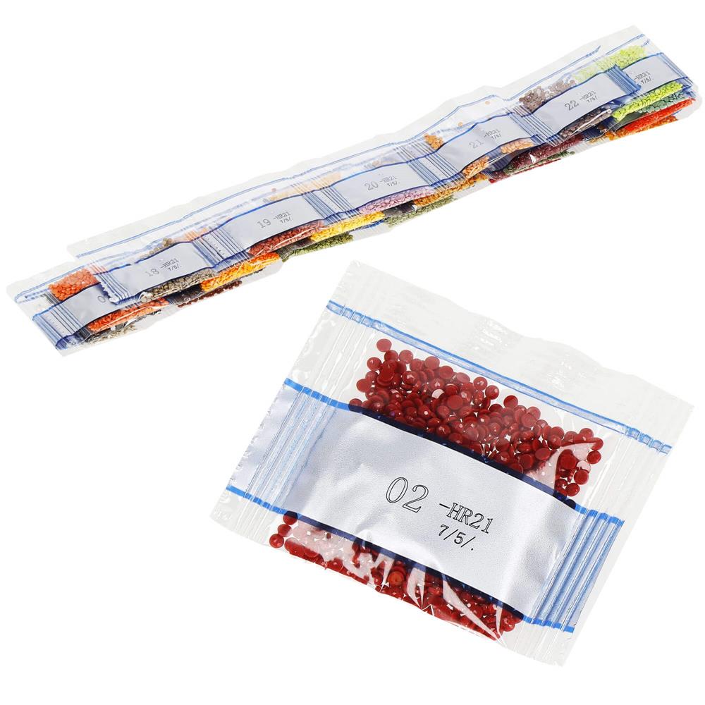 Set de broderie cu diamante 5D, 30x40cm, model Paun Household NewTrend