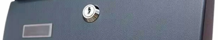 Cutie postala de exterior, pentru gard sau perete, din otel zincat, cu incuietoare, 41x8x25cm, gri inchis Household NewTrend