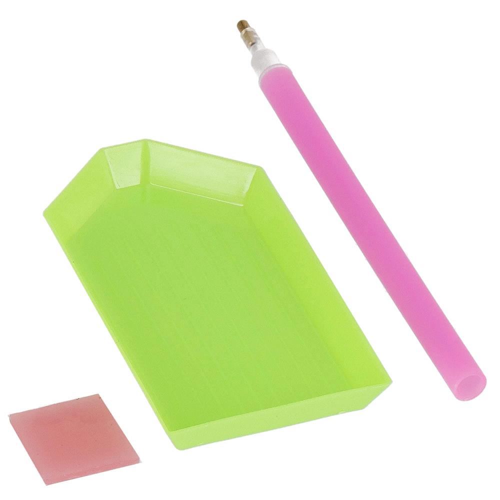 Set de broderie cu diamante 5D, 30x40cm, model Cascada Household NewTrend