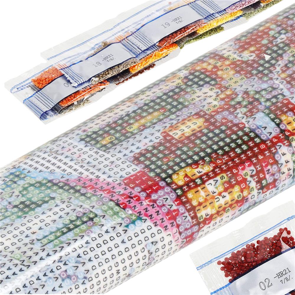 Set de broderie cu diamante 5D, 30x40cm, model Cascada Household NewTrend