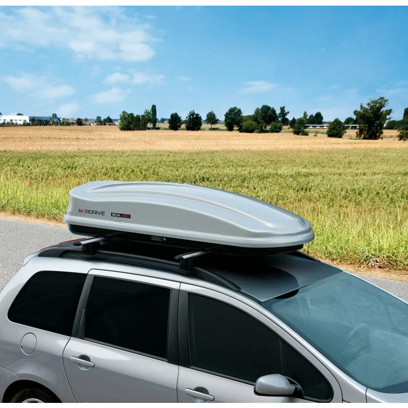 Box 430 cutie portbagaj ABS 430 l - Argintiu lucios Garage AutoRide