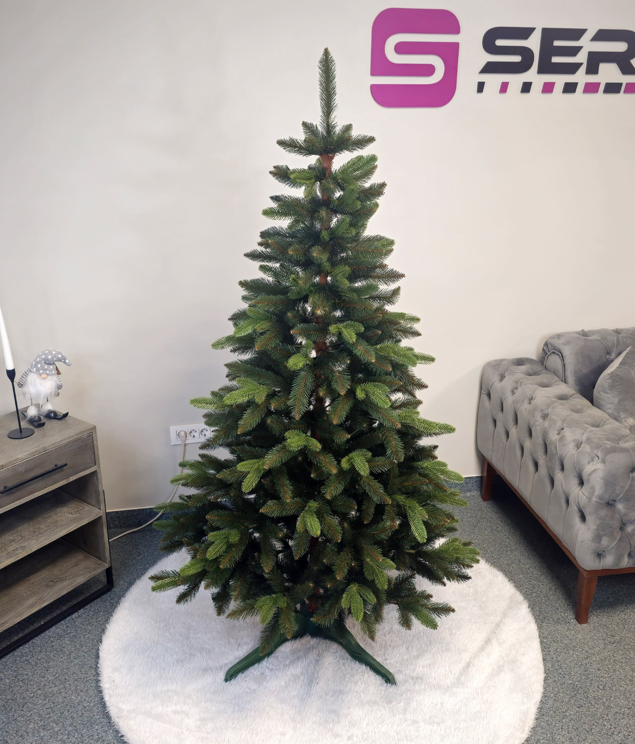 Brad artificial Christmas Deluxe by Sersimo, Victoria Special, 2D+3D, 180cm Household NewTrend