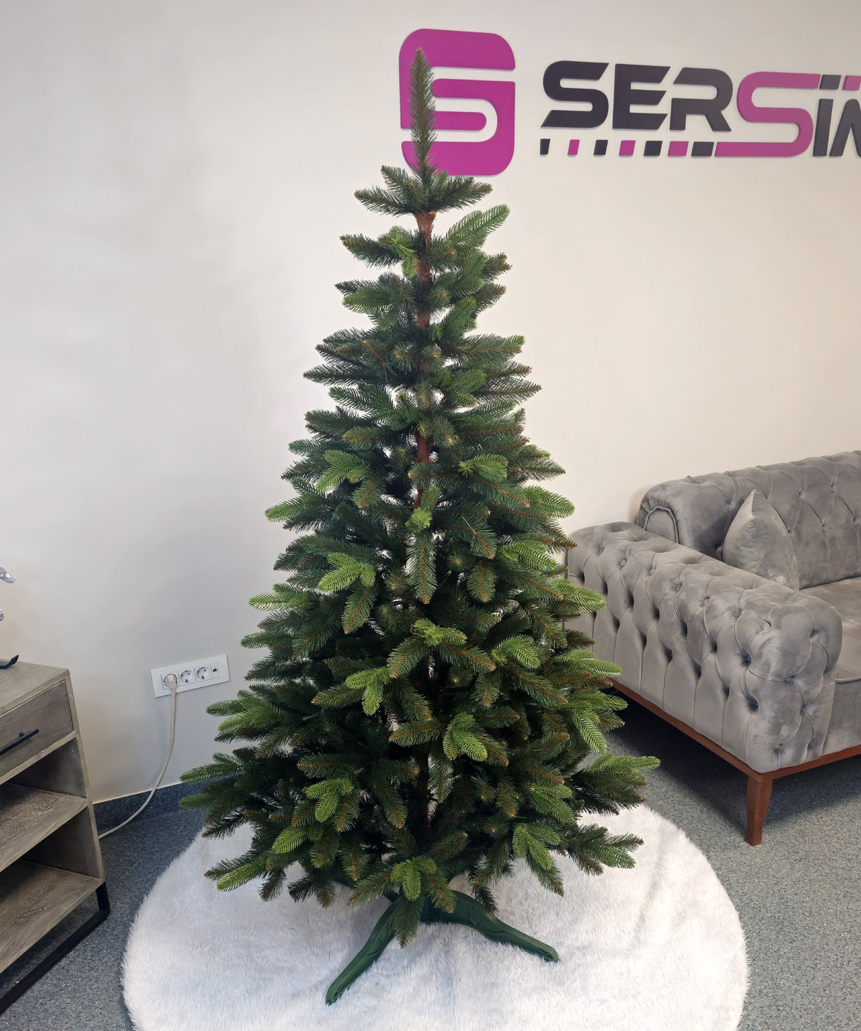 Brad artificial Christmas Deluxe by Sersimo, Victoria Special, 2D+3D, 180cm Household NewTrend
